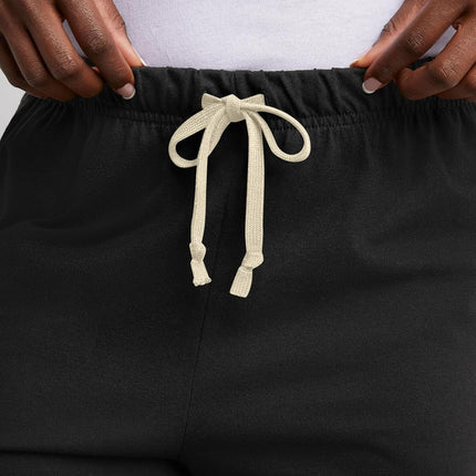 Hanes Women's Essential Jogger Pants, Drawstring Sweatpants, 100% Cotton Jersey, 29", Black, XL