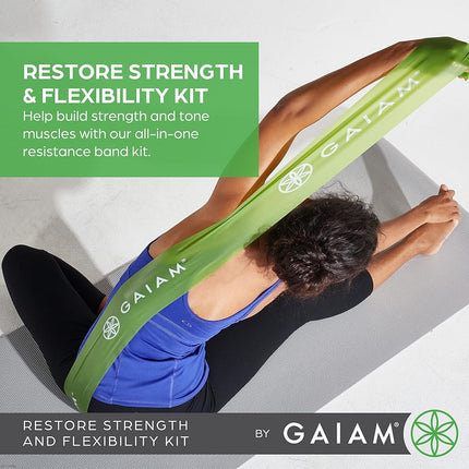 Gaiam Restore Strength and Flexibility Kit - Multi-Colour