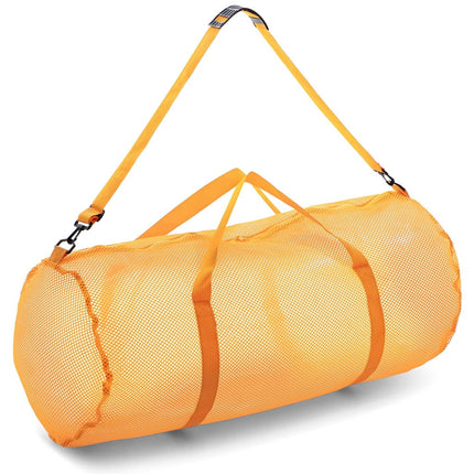 Champion Sports Mesh Duffel Bag Color: Gold, Size: 15 in x 36 in
