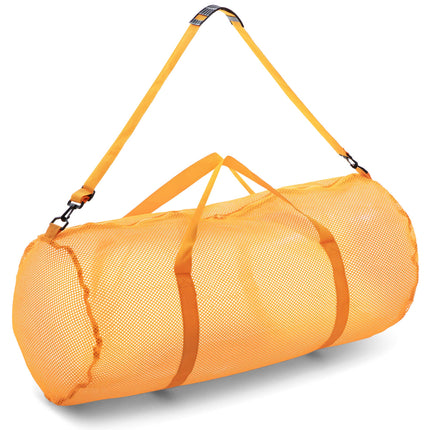 Champion Sports Mesh Duffel Bag Color: Gold, Size: