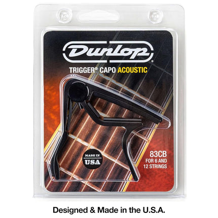 Jim Dunlop Trigger Curved Capo Black 83 CB