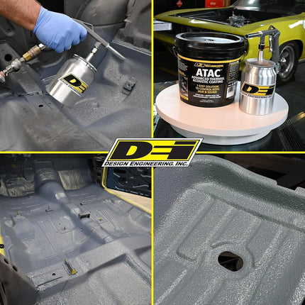 Design Engineering ATAC Spray Gun, Automotive Undercoating Spray Gun, Pneumatic Paint Sprayer, for Truck Bed Liner Coating, Rubberized Undercoat & More