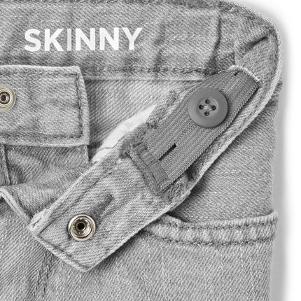 The Children's Place baby boys And Toddler Stretch Skinny Jeans, Black Wash/Dove Gray Wash 2 Pack, 12-18 Months US