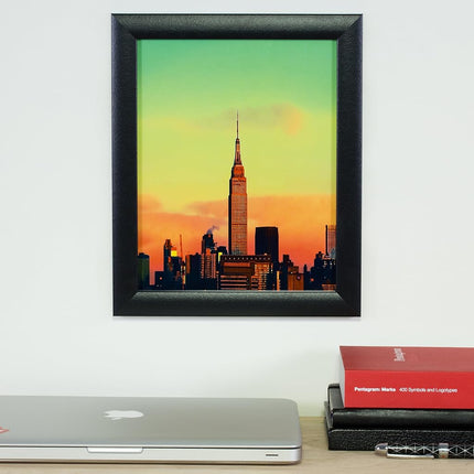 Craig Frames 1WB3BK 24 by 36-Inch Wall Decor Frame, Smooth Finish, 1-Inch Wide, Matte Black