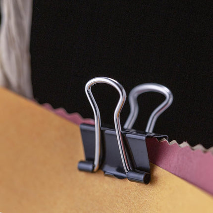 Officemate OIC Mini Binder Clips, Black, 144 Pack (12 Boxes of 1 Dozen Each) (99010)