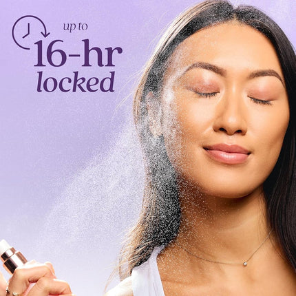 tarte life lock hydrating setting spray – 10-in-1 Weightless Mist to Hydrate & Lock Long-Lasting Makeup, Waterproof, Sweatproof & Transfer-Resistant, Vegan & Cruelty-Free, travel size