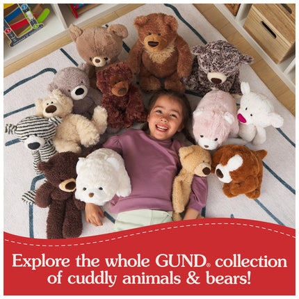 GUND Gemma Zebra Plush, Zebra Stuffed Animal for Ages 1 and Up, Gray/White, 12"