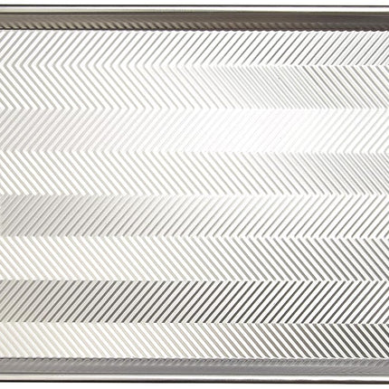 Juego de bandejas para hornear Nordic Ware Naturals Prism de un cuarto y media hoja, bandeja de aluminio con flujo de aire mejorado, bandeja de aluminio inoxidable, fabricado en EE. UU., plateado