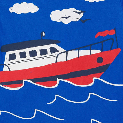Lot de 3 t-shirts graphiques à manches courtes pour bébé et petit garçon The Children's Place, motifs véhicules, voitures/bateau/aéroport, taille 2T