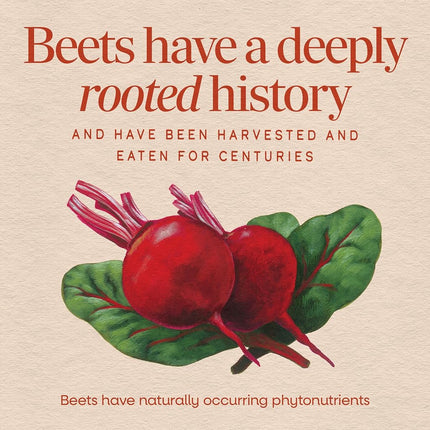 Nature's Way Beet Root; 1 gram Beet Root per serving; TRU-ID Certified; Gluten-Free; Vegetarian; 320 Capsules