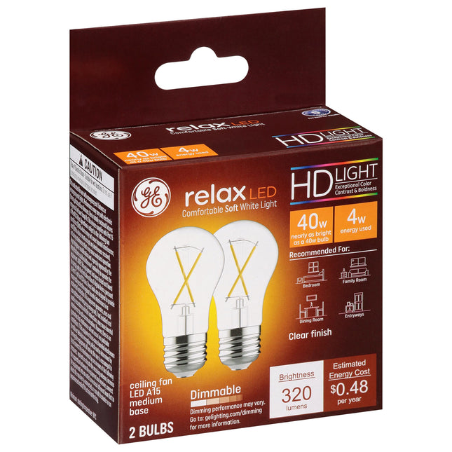 31313 A15 Relax Hd Led Light Bulb, 4 Watts