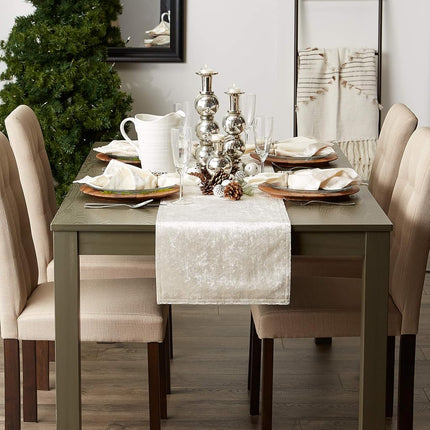 DII Tabletop, Polyester, Cream, Table Runner, 14x72