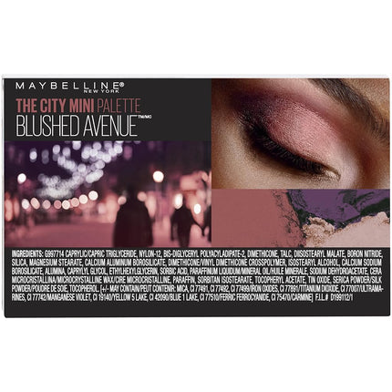 MAYBELLINE - City Mini Eyeshadow Palette Blushed Avenue - 0.14 oz (4 g)