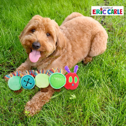 Multipet Eric Carle Very Hungry Caterpillar 14" Treat Plush Dog Toy