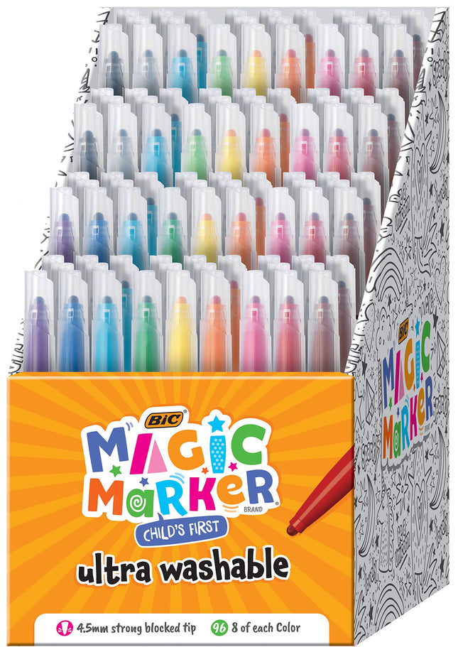 BIC Child's First Magic Marker, Assorted Colors, 9