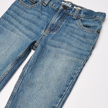 OshKosh B'Gosh Boys' Straight Jeans, Natural Indigo, 4