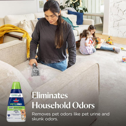 BISSELL� PET PRO OXY Spot & Stain Formula for Portable Carpet Cleaners, 32 oz., 2034