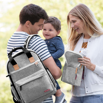 Bolsa para dos biberones Skip Hop Grab and Go, gris melange
