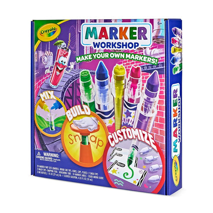 Crayola Marker Maker Art Set for Kids: Create Scented, Emoji, Broad, and Fine Line Markers - DIY Arts & Crafts Kit, Gift for Kids, Ages 6+