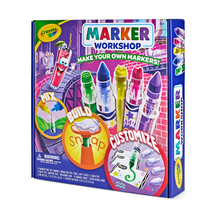 Crayola Marker Maker Art Set for Kids: Create Scented, Emoji, Broad, and Fine Line Markers - DIY Arts & Crafts Kit, Gift for Kids, Ages 6+