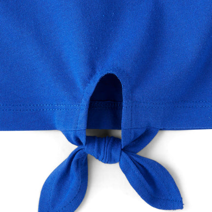 The Children's Place Girls' Sleeveless Tie Front Tank Top, Cool Cobalt 3-Pack, X-Large