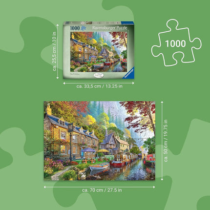 Ravensburger Children Puzzles Down Lane 6: Canal Side Lane - Age 12+