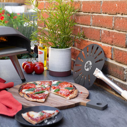 Chef Pomodoro Perforated Pizza Turning Peel, 9-in (23cm)