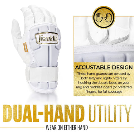 Franklin Sports Hand Guard PRT Unisex Adult, White, Large