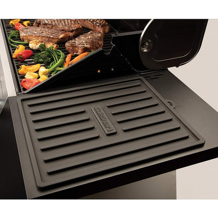 Mupoo BBQ Grill Mat, 5 Teflon Grill Mats + 1 Silicone Brush, Reusable with Non-Stick Coating, Suitable for Gas/Charcoal Electric Barbecue (40 x 33 cm, Black), Orange