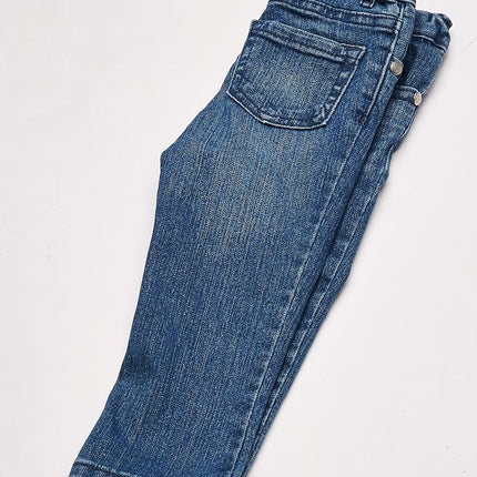 The Children's Place Jean super skinny pour bébés filles et petites filles, délavage bleu roi moyen simple, 6-9 mois