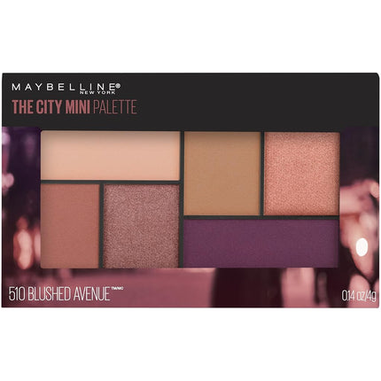 MAYBELLINE - City Mini Eyeshadow Palette Blushed Avenue - 0.14 oz (4 g)