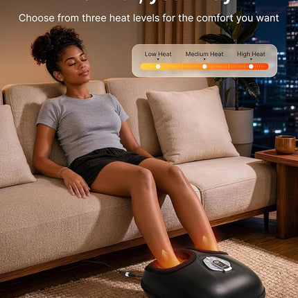 RENPHO Foot Massager with Heat, Deep Kneading Electric Shiatsu Foot Massage