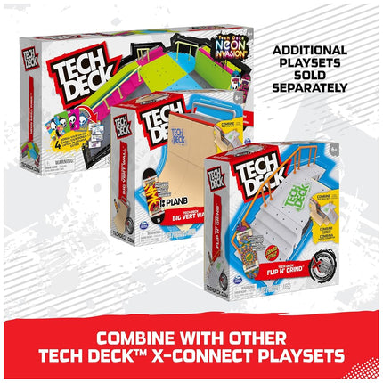 Tech Deck Neon Mega Park X-Connect Creator Skatepark Ramp Set