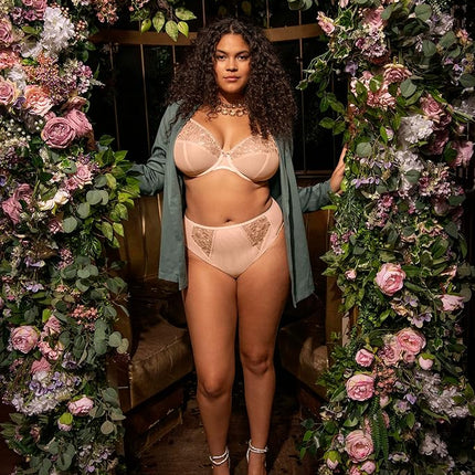 301336 Elomi Namrah Plunge Bra - 301336 Pale Blush