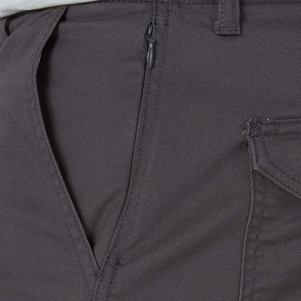 Lee Men's Performance Series Extreme Comfort Twill Straight Fit Cargo Pant, Charcoal, 33W x 34L