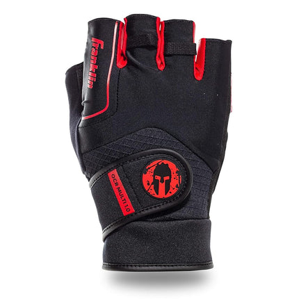 Guantes Franklin Sports Spartan Race Multi 1.0 OCR, Negro/Rojo - Adulto Pequeño