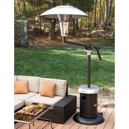 Cuisinart COH-400 Perfect Position Overhead Propane Patio Heater, Extra Large 33" Heat Shield