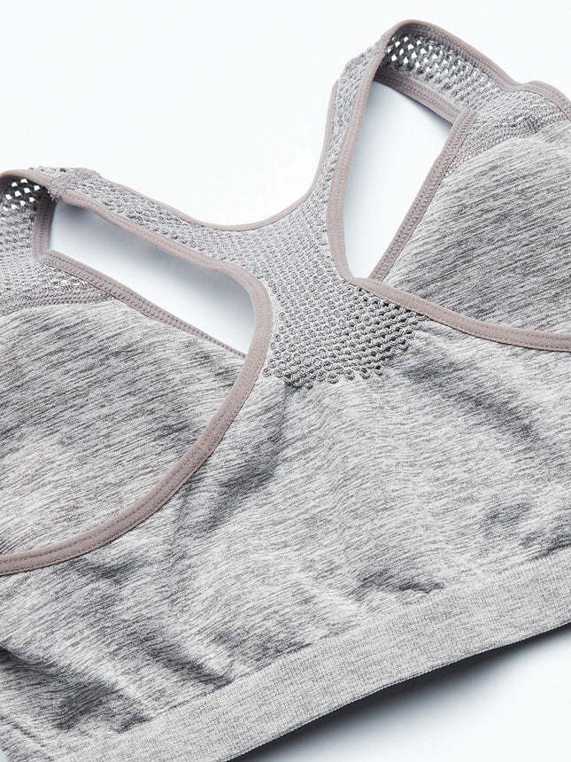 Maidenform Girls' Seamless Racerback Sports Bra, Grey, Small