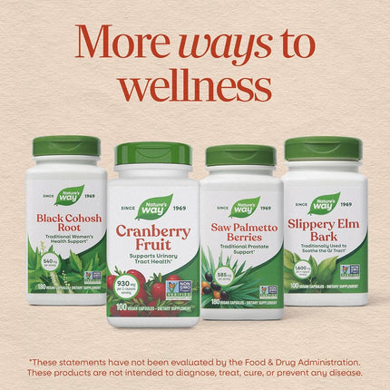 Nature's Way Cranberry Fruit, 180 Vcaps