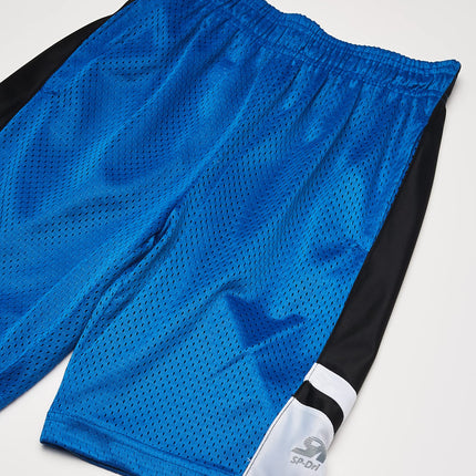 Southpole Boys' Big Basic Basketball Mesh Shorts - Blue - L