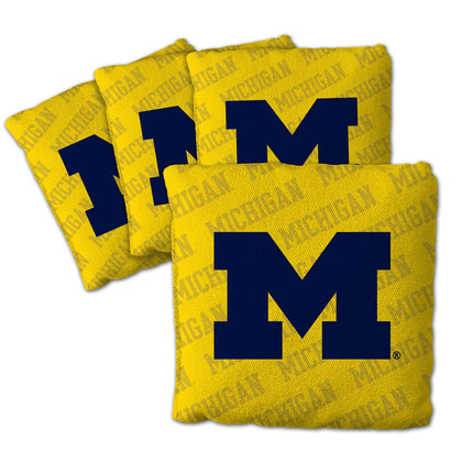 YouTheFan NCAA Michigan Wolverines Cornhole Bags -