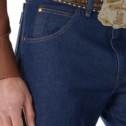 Wrangler Men's Cowboy Cut Relaxed Fit Jean, Prewashed Indigo, 36W x 34L