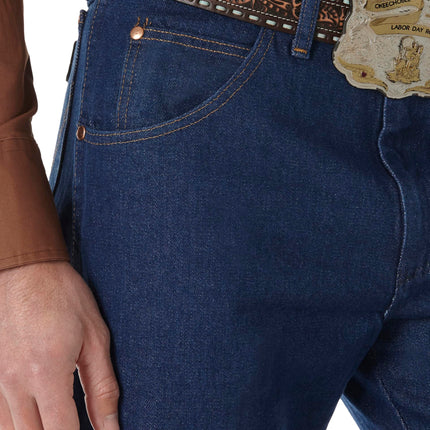 Wrangler Men's Cowboy Cut Relaxed Fit Jean, Prewashed Indigo, 36W x 34L