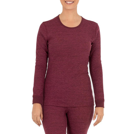 Fruit of the Loom Women's Micro Waffle Thermal Cre