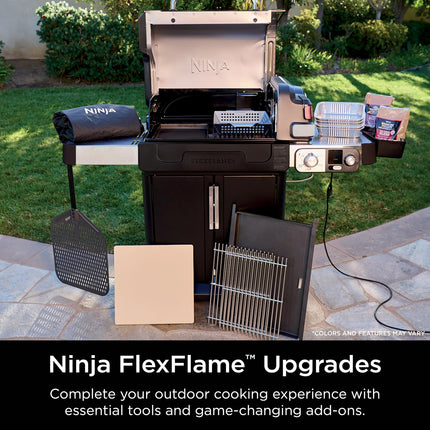 Ninja FlexFlame Upgrades Storage Caddy, Holds Up to 10lbs of Spices, Rubs & Cooking Utensils, Durable Modular Design, Extra Storage Space, Compatible with PG300 Series, XSKSTRGCADDY
