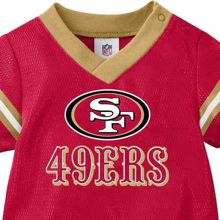 NFL New Orlean Saints Team Jersey Bodysuit, Black/Gold New Orlean Saints, 18 Months