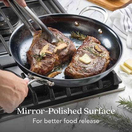 Anolon N2 Carbon Steel Frying Pan 30cm Black