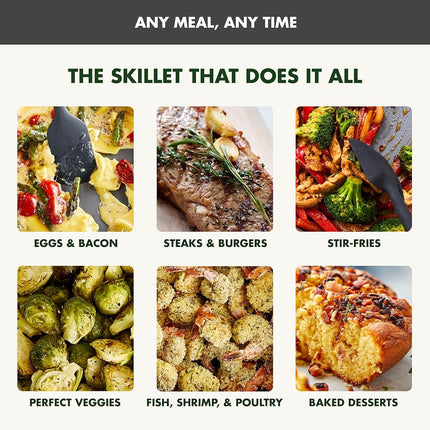 GreenPan Advanced 12� X 15� Electric Skillet with Lid, 7QT Capacity for Family Meals, Healthy Ceramic Nonstick PFAS-Free Coating, Fry, Saut�, Steam, Simmer, Sear, Stir Fry, Dishwasher Safe, Graphite