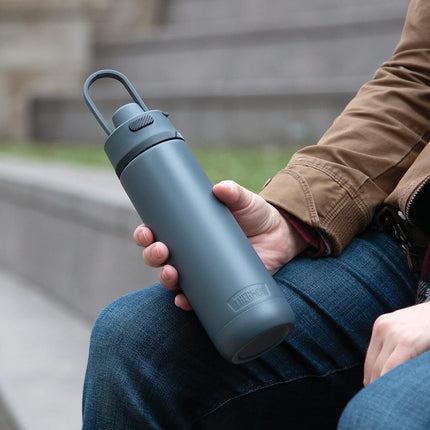 THERMOS ALTA Series by Stainless Steel Hydration Bottle, 24 Ounce, Slate