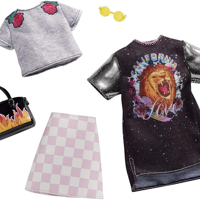 Barbie Checkered Rockband Tee Fashion Pack